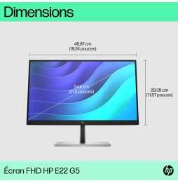 Moniteur HP E22 G5 21.5'' FHD