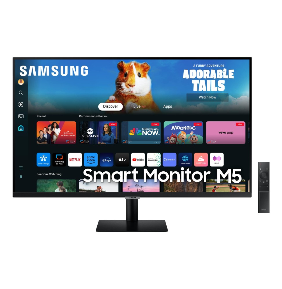 Ecran 32" SAMSUNG Smart Monitor M5 S32DM500EU Noir