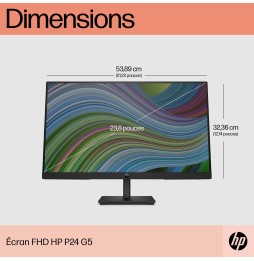 Moniteur HP P24 G5 23.8'' FHD