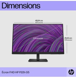 Moniteur HP P22h G5 21.5'' FHD