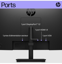 Moniteur HP P22h G5 21.5'' FHD