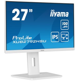 Ecran IIYAMA 27" Blanc dalle IPS 0.4ms ULTRA MINCE