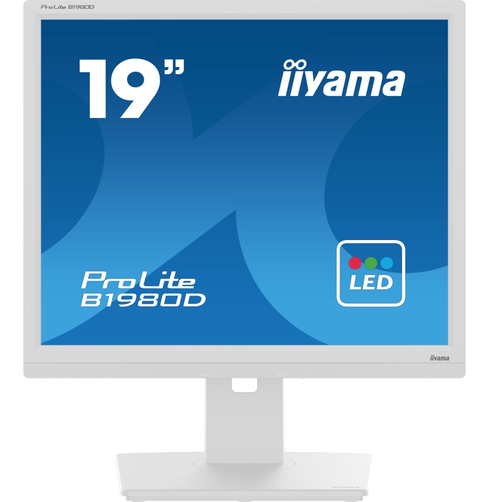 Ecran IIYAMA 19'' Blanc LED dalle TN