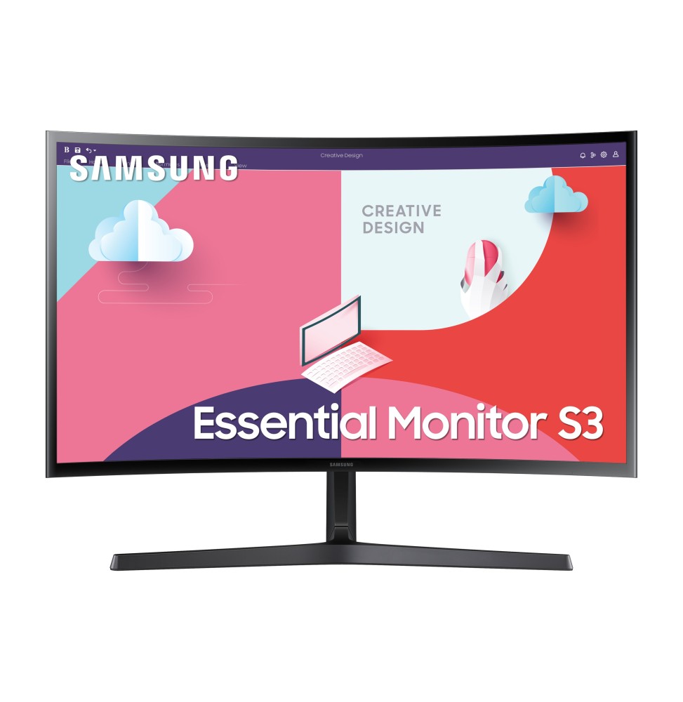 ECRAN 24'' SAMSUNG S24C366EAU Noir Incurvé