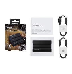 SSD EXT SAMSUNG T7 Shield 4000G Noir USB 3.2 Gen 2 + IPS 65