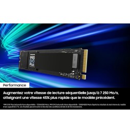 SSD SAMSUNG SERIE 990 EVO PLUS M.2 4To 2280 PCIe 4.0 x4 / 5.0 x2
