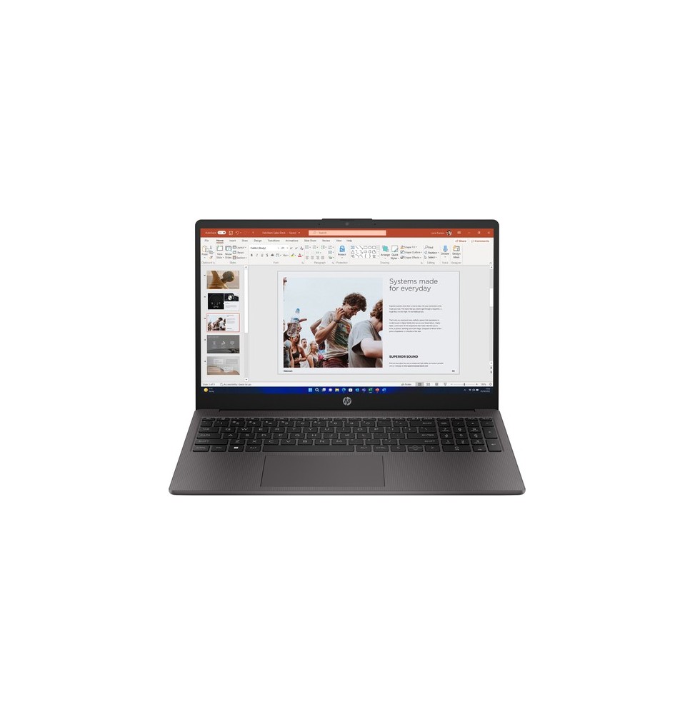 Portable HP 255 G10 15.6" FHD WIN11H Gris 1/1/0 AK9V7AT