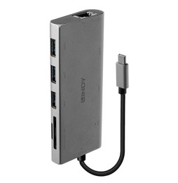 Mini Dock USB 3.1 Type C - HDMI, VGA, PD 3.0 100W, USB 3.1, Gigabit, SD, Micro SD, Audio