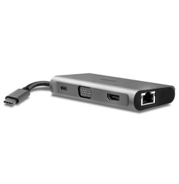 Mini Dock USB 3.1 Type C - HDMI, VGA, PD 3.0 100W, USB 3.1, Gigabit, SD, Micro SD, Audio