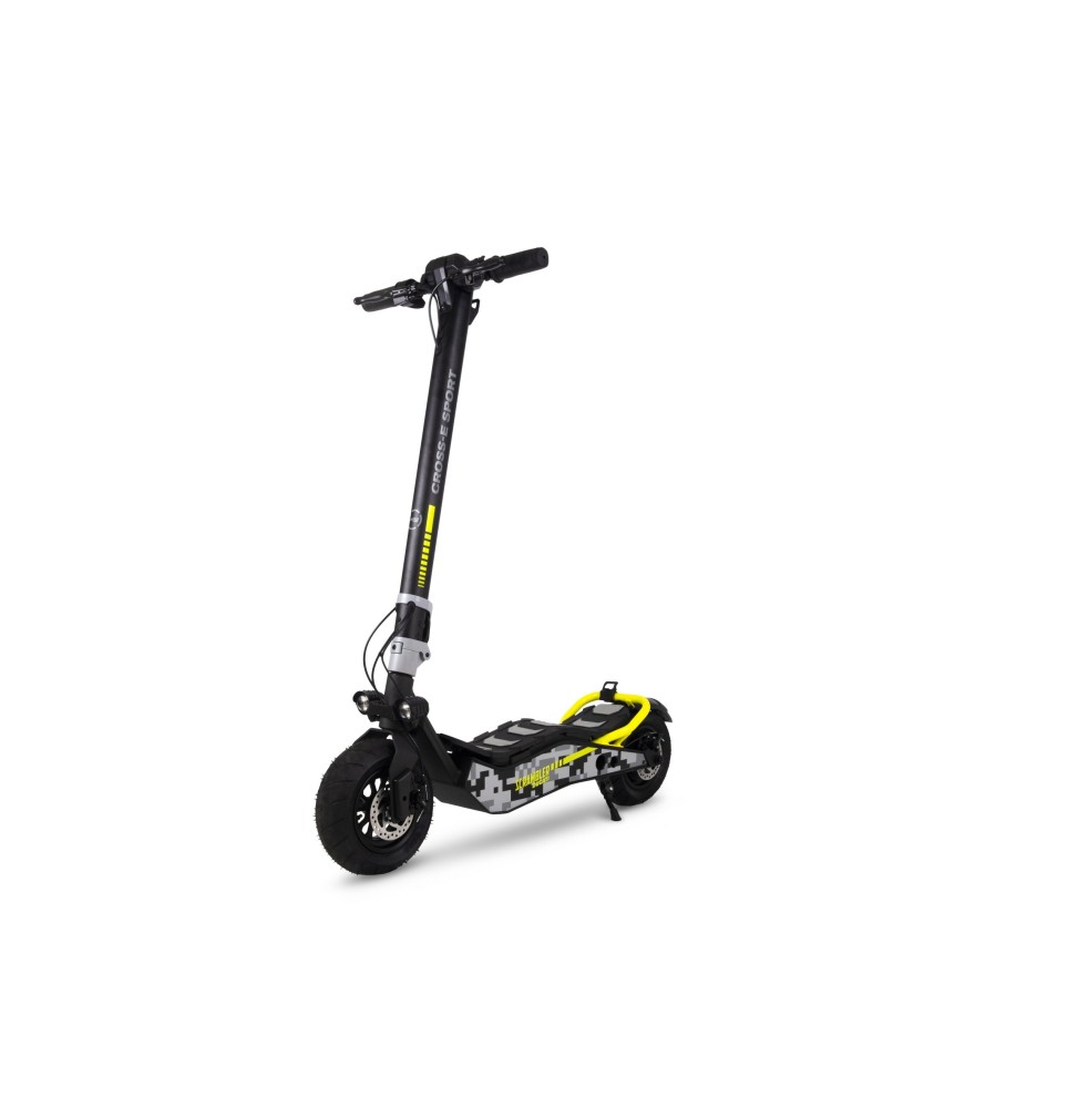 Trottinette Scrambler Cross E Sport avec clignotants Cadre Acier 500W 33,7Nm Pneu 110/50-6.5 FAT Trottinette Scrambler Cross E Sport avec clignotants Cadre Acier 500W 33,7Nm Pneu 110/50-6.5 FAT
