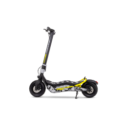 Trottinette Scrambler Cross E Sport avec clignotants Cadre Acier 500W 33,7Nm Pneu 110/50-6.5 FAT